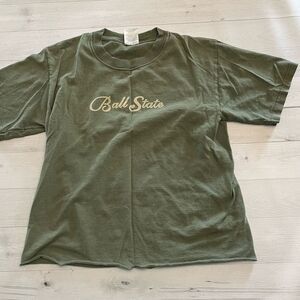 Ball state womens cropped tshirt size small‎